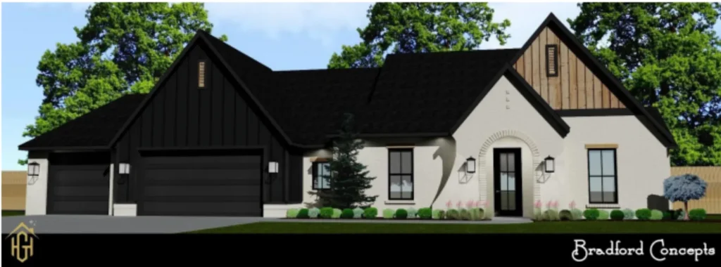 3D Rendering of a new construction home
